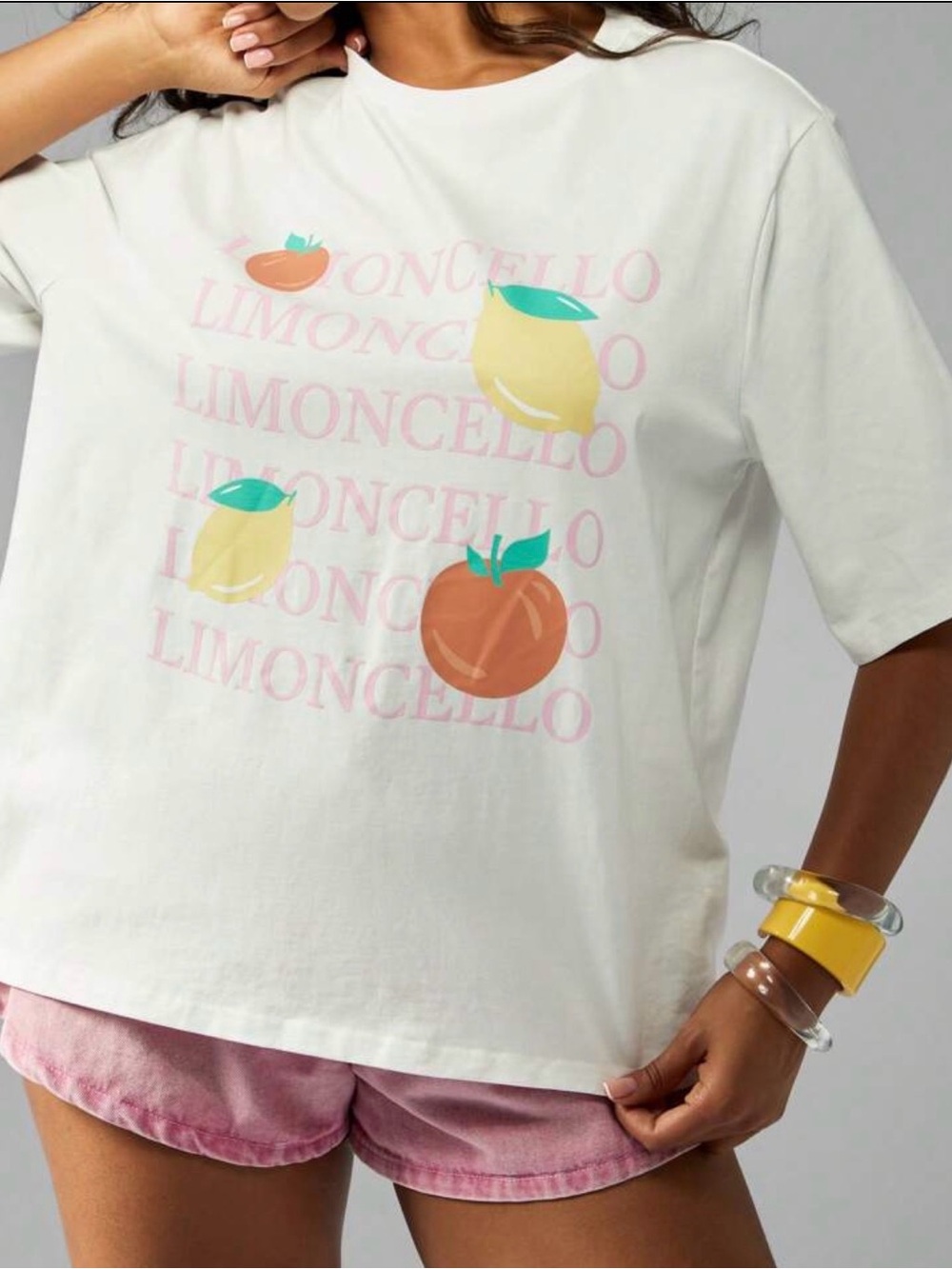 🆕🍋Limoncello Oversized 100% Cotton Tee